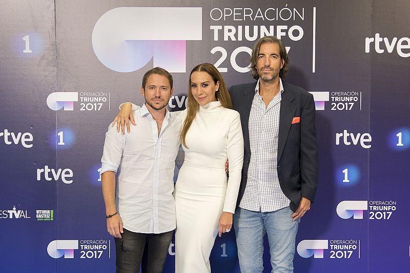 Manuel Martos, Mónica Naranjo y Joe Pérez-Orive, el jurado de OT 2017