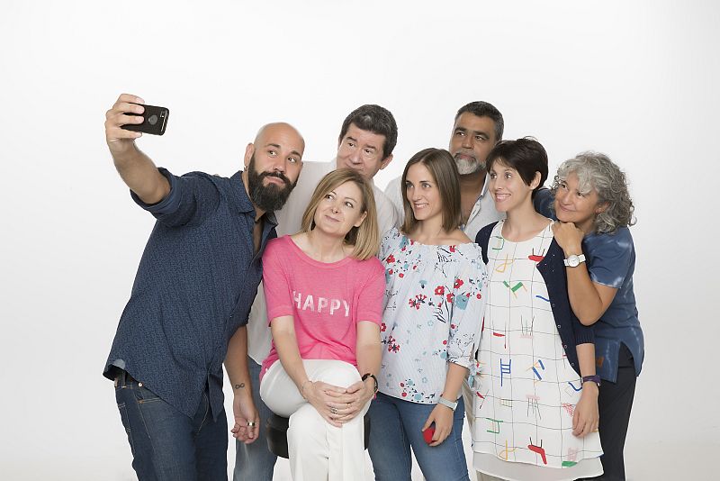 Equipo completo de 'No es un día cualquiera'.