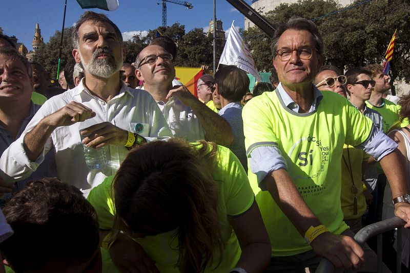 El expresidente catalán Artur Mas en la Diada