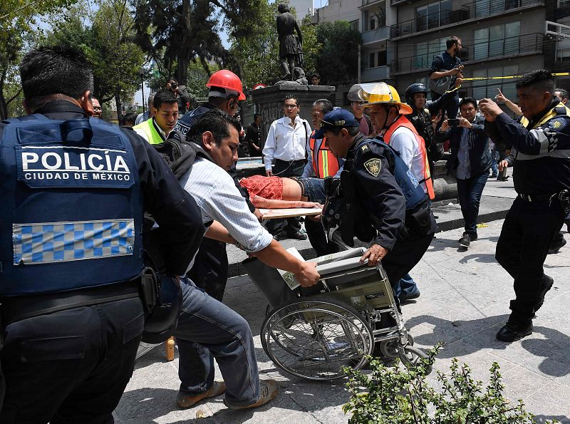 El terremoto se ha sentido con más fuerza que el registrado el 7 de septiembre, de magnitud de 8,2 en la escala de Richter, dado que el epicentro fue más cercano