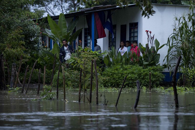 Las lluvias de Nate golpean Centroamérica