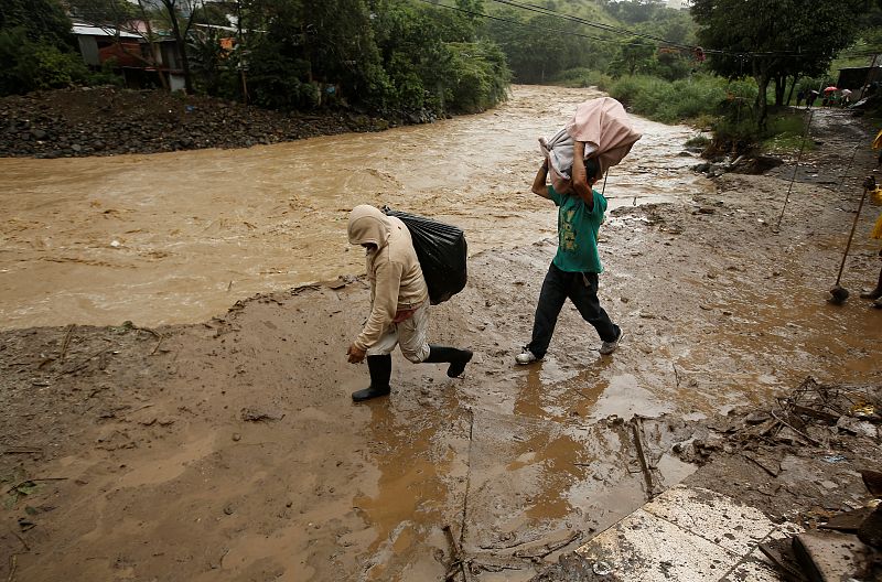 La tormenta Nate en Costa Rica