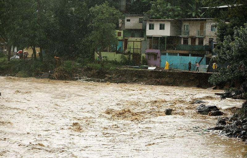 La tormenta tropical Nate en Costa Rica