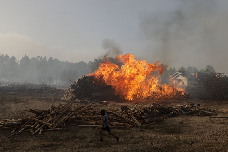 Incendio en Vila Nova de Poiares