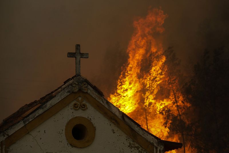 Incendio en Vila Nova de Poiares