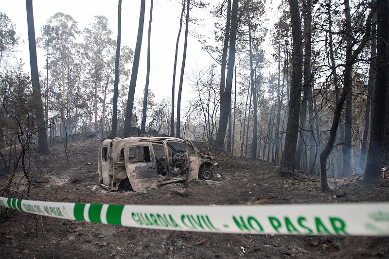 Galicia en una dura jornada de lucha contra el fuego