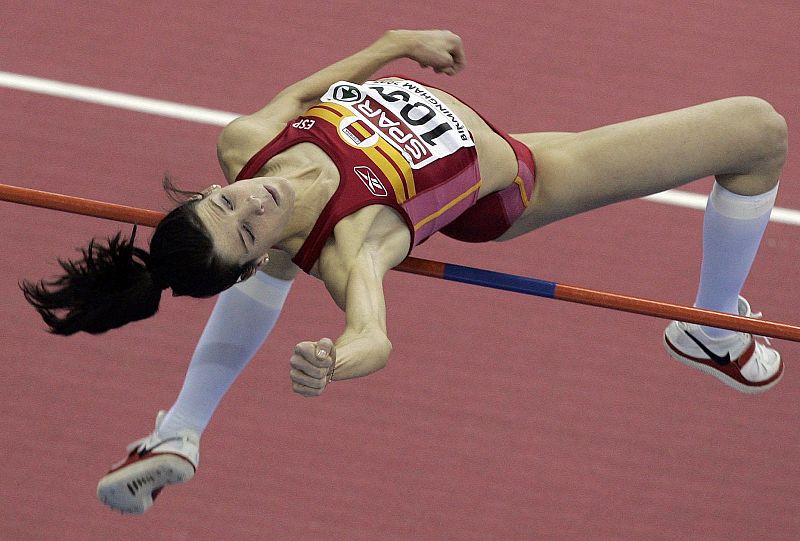 Beitia logró la medalla de bronce en los Europeos de pista cubierta de Birmingham 2007.