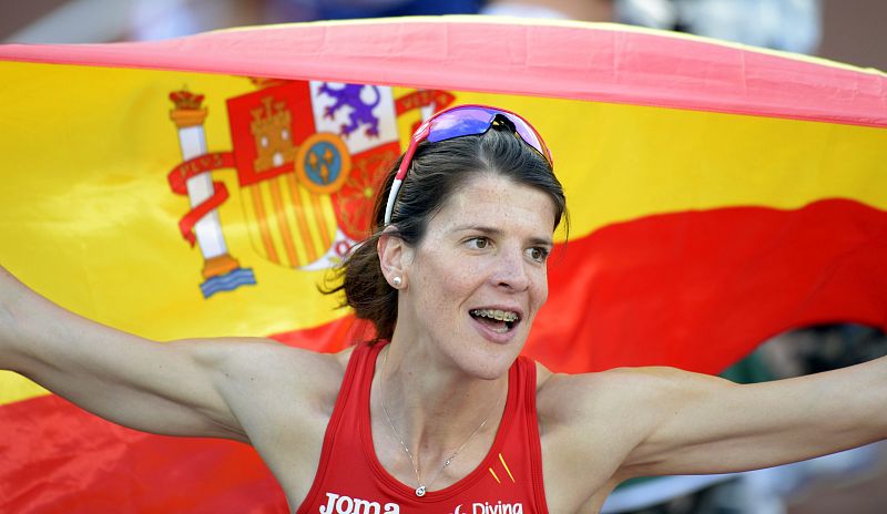 Beitia logra su primera medalla de oro en los Europeos de Helsinki 2012.