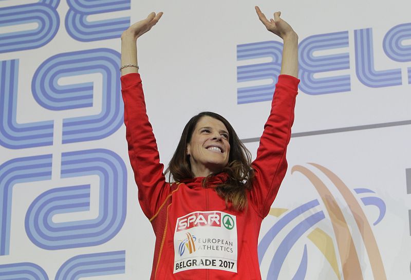 Su última medalla la consiguió el pasado mes de marzo en Belgrado, donde logró la medalla de plata europea en pista cubierta.