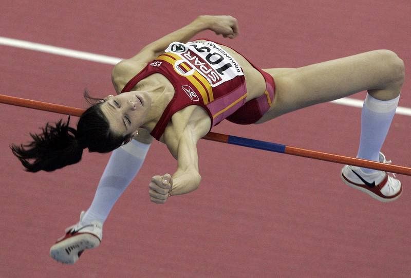 Beitia logró la medalla de bronce en los Europeos de pista cubierta de Birmingham 2007.
