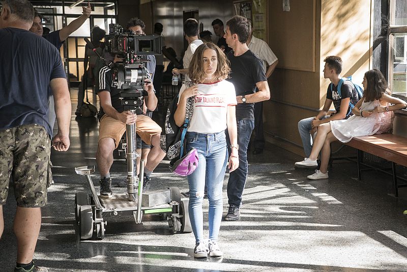 Lucía Caraballo concentrada para meterse en la piel de Bea