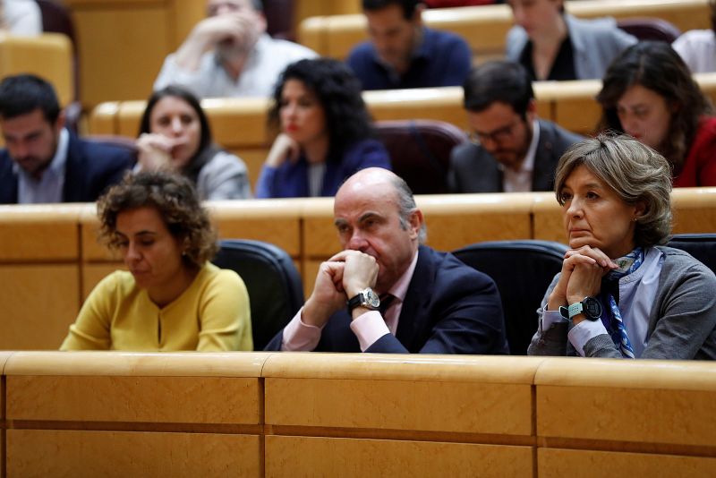 Rajoy ha reiterado en el pleno del Senado que "no hay alternativa" a la aplicación del artículo 155
