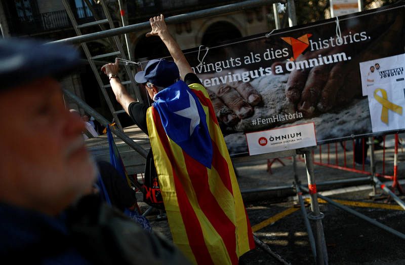 Las entidades independentistas Òmnium Cultural y ANC han instado a movilizarse pacíficamente