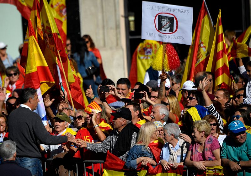 Manifestación por la unidad de España en Barcelona