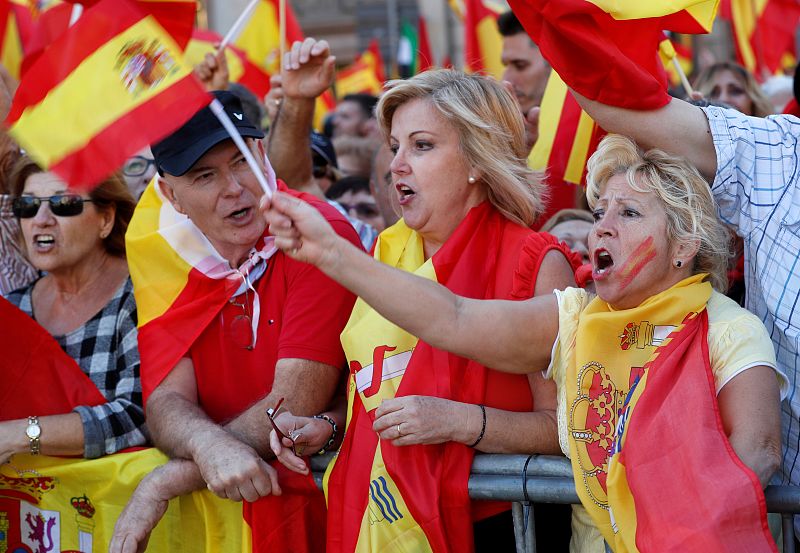 Manifestación por la unidad de España en Barcelona