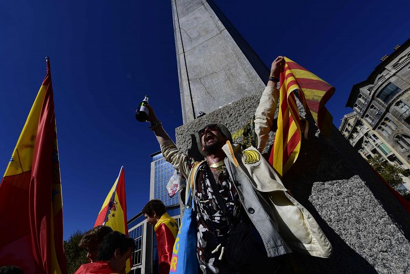 Manifestación por la unidad de España en Barcelona