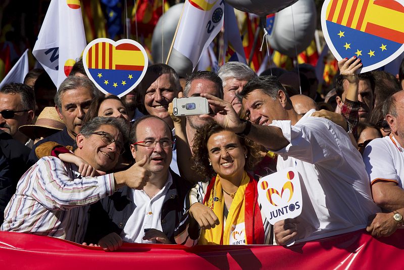 Manifestación por la unidad de España en Barcelona