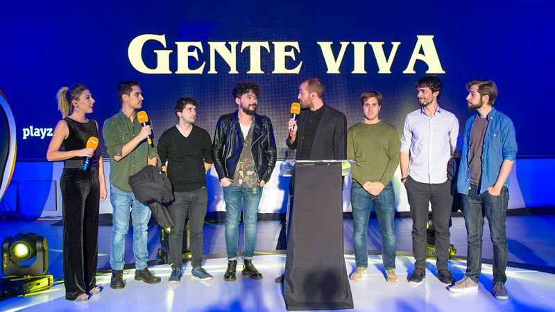 El equipo de Gente Viva, liderado por Jorge Ponce, presenta su programa en el evento.