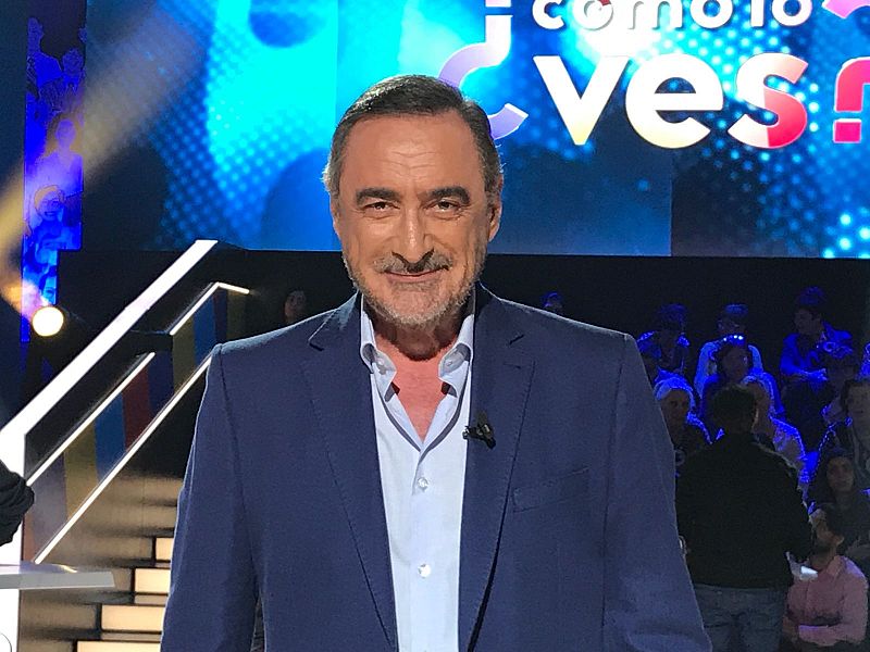 El presentador de '¿Cómo lo ves?', Carlos Herrera, antes del comienzo del tercer programa.