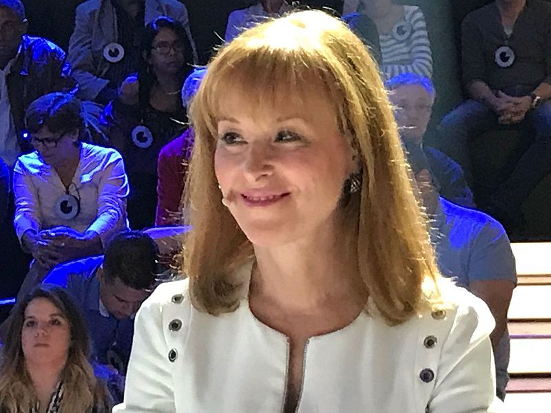 La periodista Gloria Lomana en su primera intervención en '¿Cómo lo ves?'.