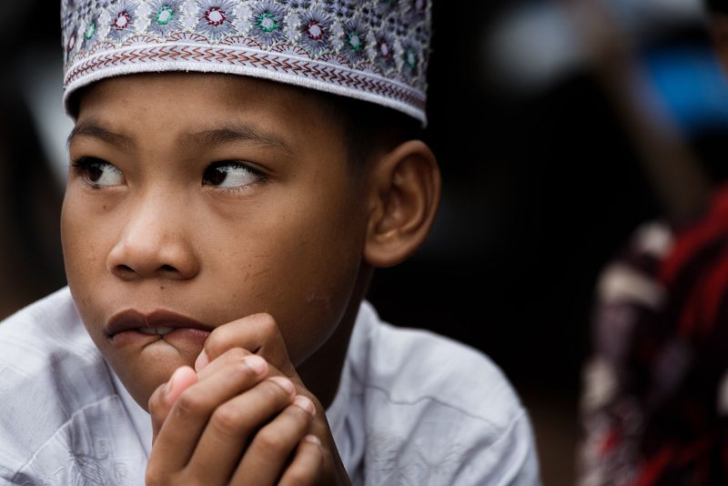 Hombre indonesio de Borneo Central