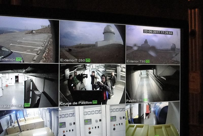 Dentro y fuera del observatorio todo controlado
