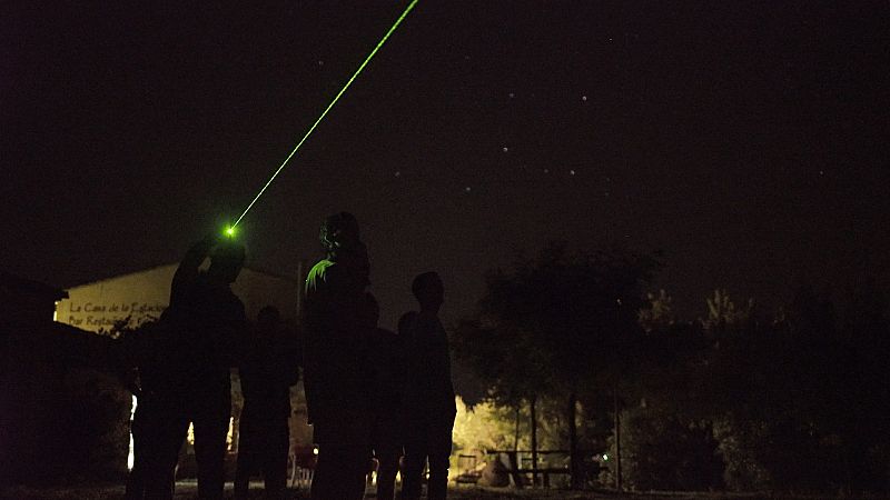 Observación nocturna en la casa de la estación