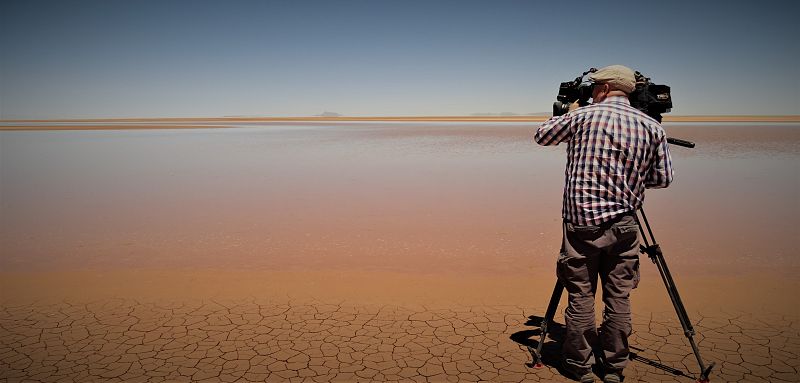 El Poopó, un reducido espejo de agua