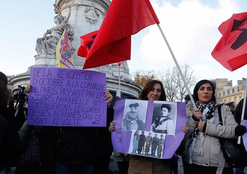 Marcha en Roma por la eliminación de la violencia de género