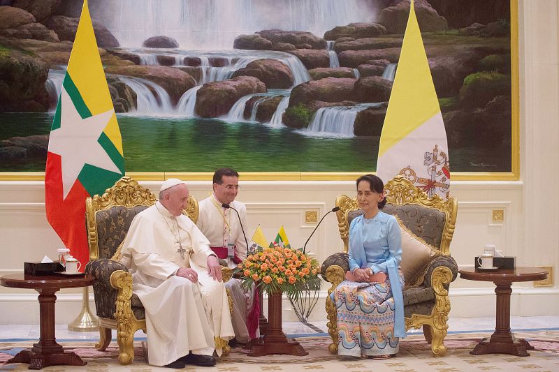 EL PAPA FRANCISCO VISITA BIRMANIA