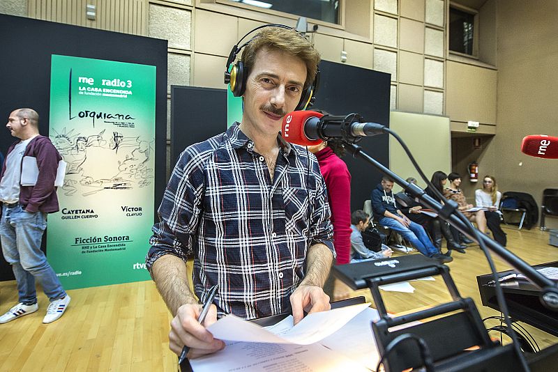 Víctor Clavijo, en un momento del ensayo.