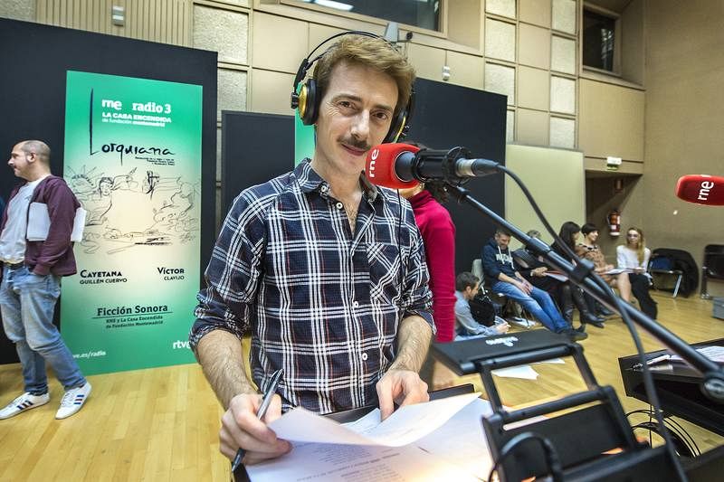 Víctor Clavijo, en un momento del ensayo.