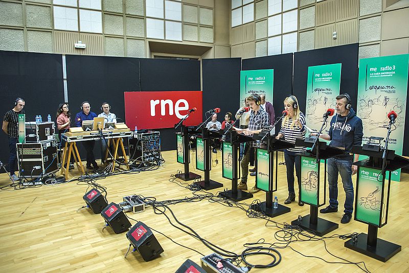 Otro momento del ensayo de 'Lorquiana'.