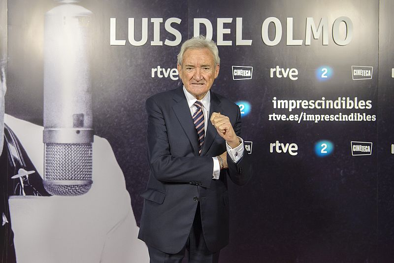 El periodista Luis del Olmo, en la presentación del documental sobre su vida y su carrera en la radio española