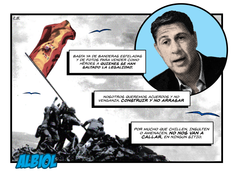 El cómic del 21-D | El (b)asta de la bandera