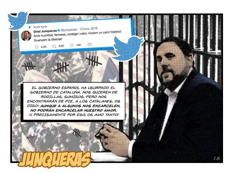 El cómic del 21-D | Junqueras, desde prisión