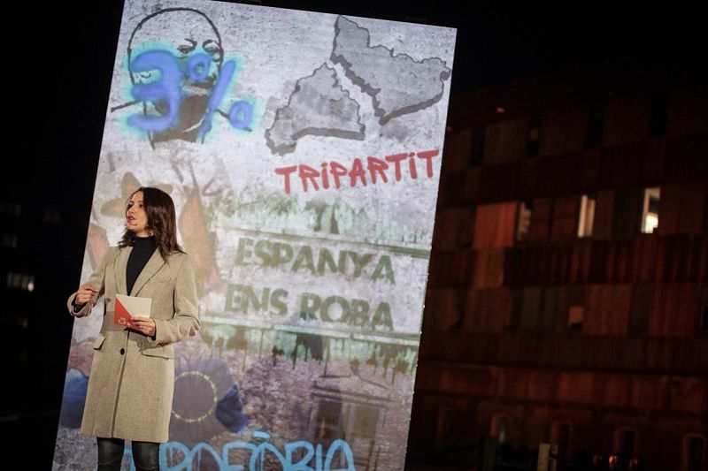 La candidata de Cs a presidir la Generalitat, Inés Arrimadas