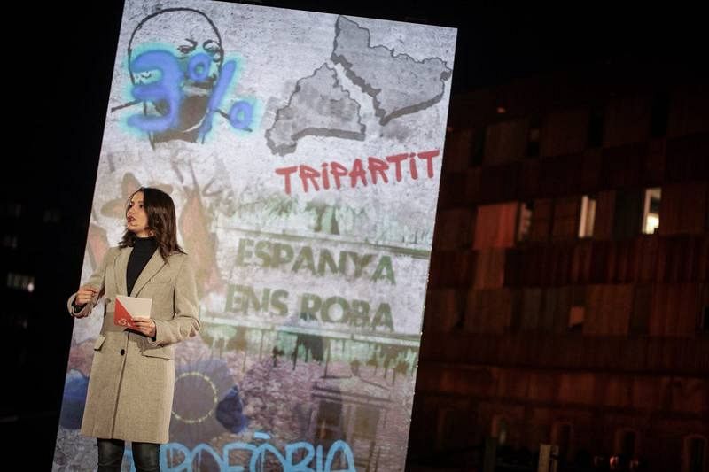 La candidata de Cs a presidir la Generalitat, Inés Arrimadas