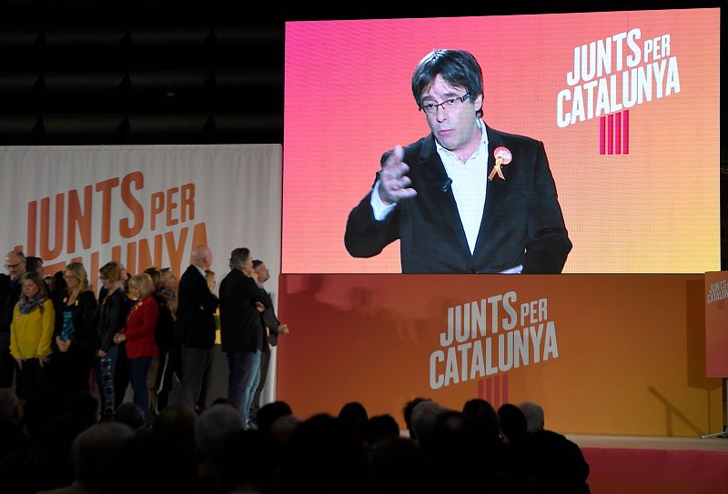 Puigdemont abre la campaña por videoconferencia