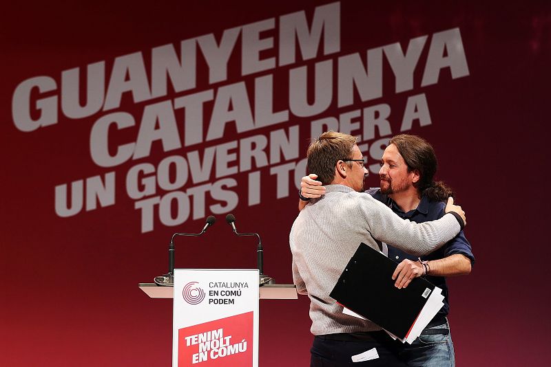 Acto de cierre de campaña Catalunya En Comú-Podem