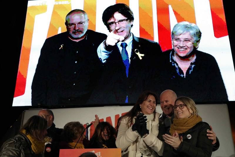 Junts per Catalunya mitin cierre campaña