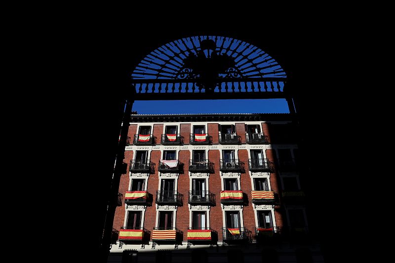 Desde Madrid, banderas