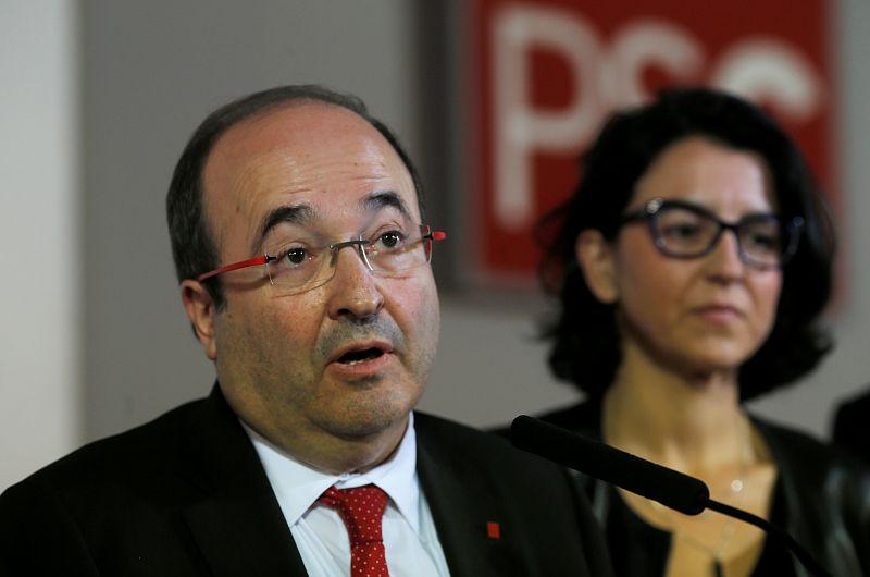Miquel Iceta, líder del PSC, se lamenta por los resultados