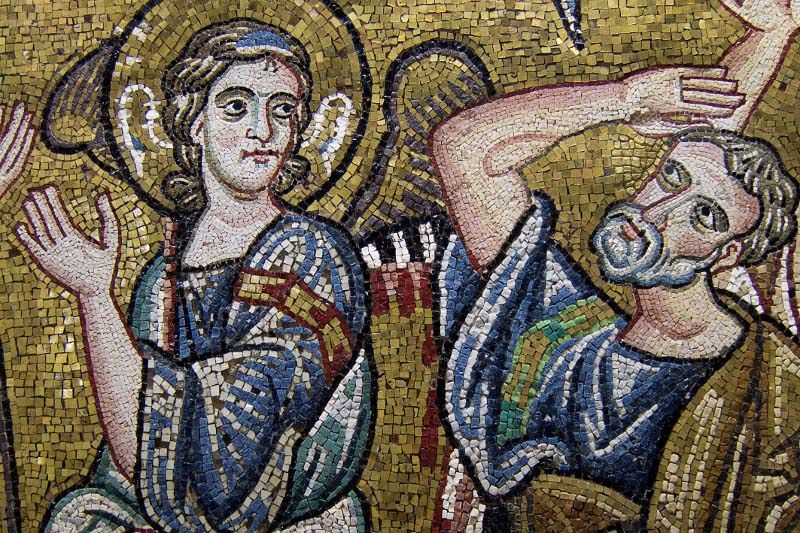 Mosaicos cruzados de la Basílica de Belén