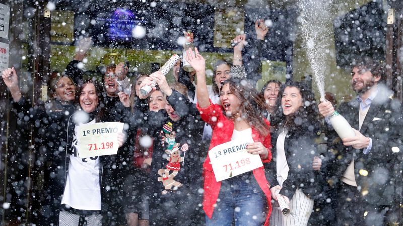 El número 71.198, premio Gordo de la Lotería de Navidad