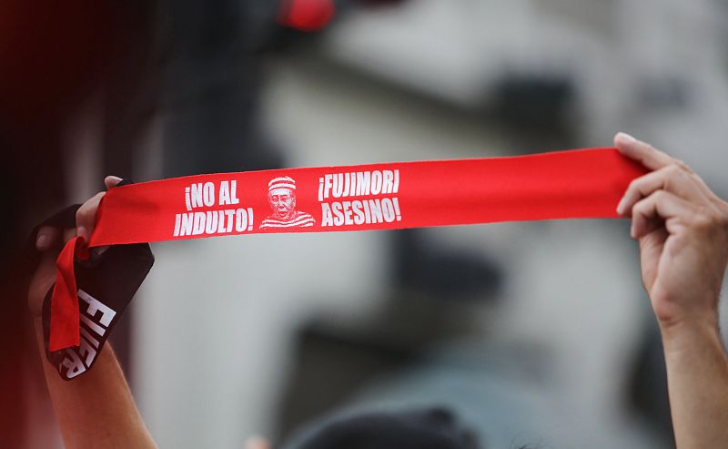 "No al indulto, Fujimori asesino"