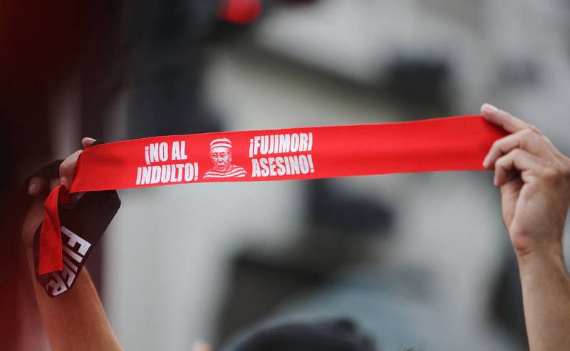 "No al indulto, Fujimori asesino"