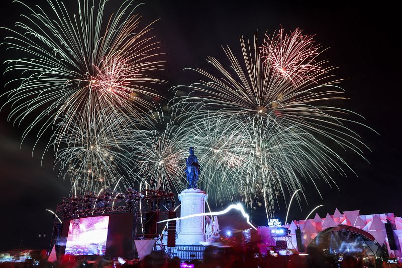 New Year celebrations in Lisbon