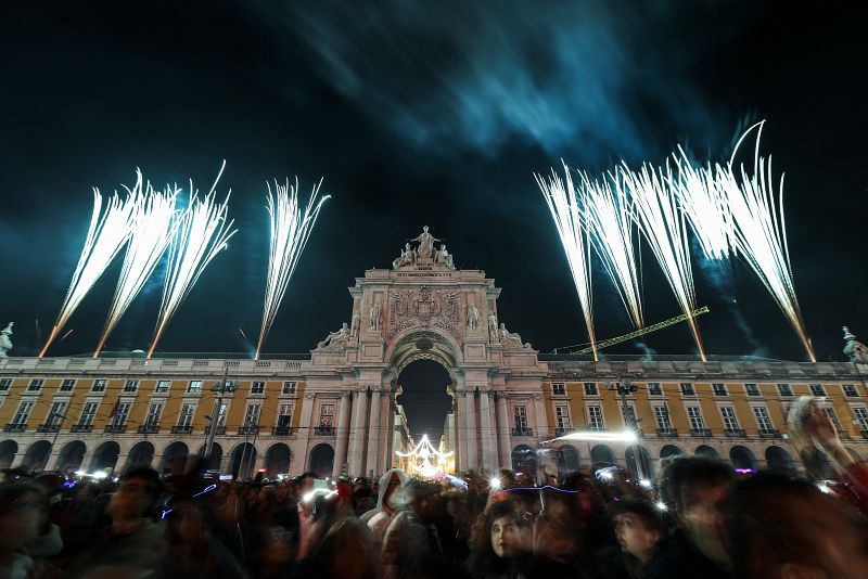 New Year celebrations in Lisbon