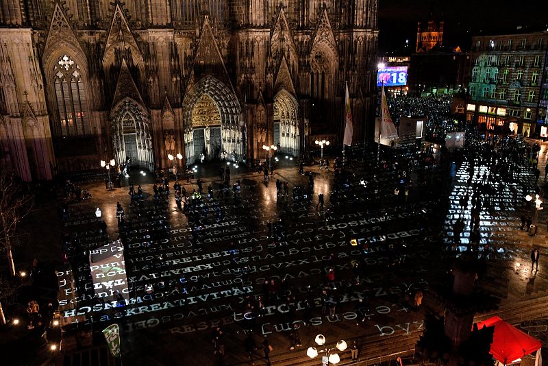 New Year's Eve celebration in Cologne